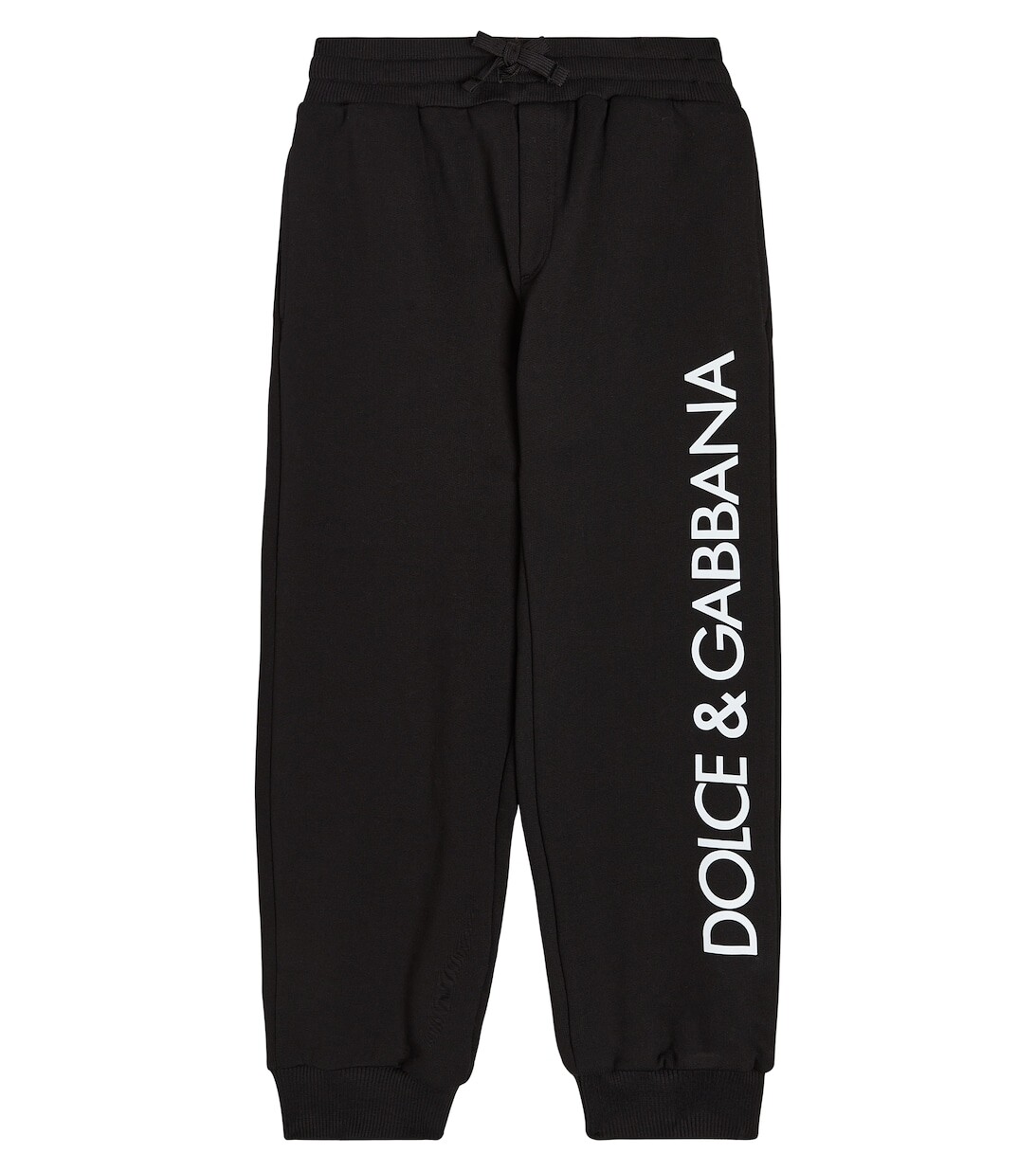 

Спортивные брюки из хлопкового джерси с логотипом Dolce&Gabbana, черный