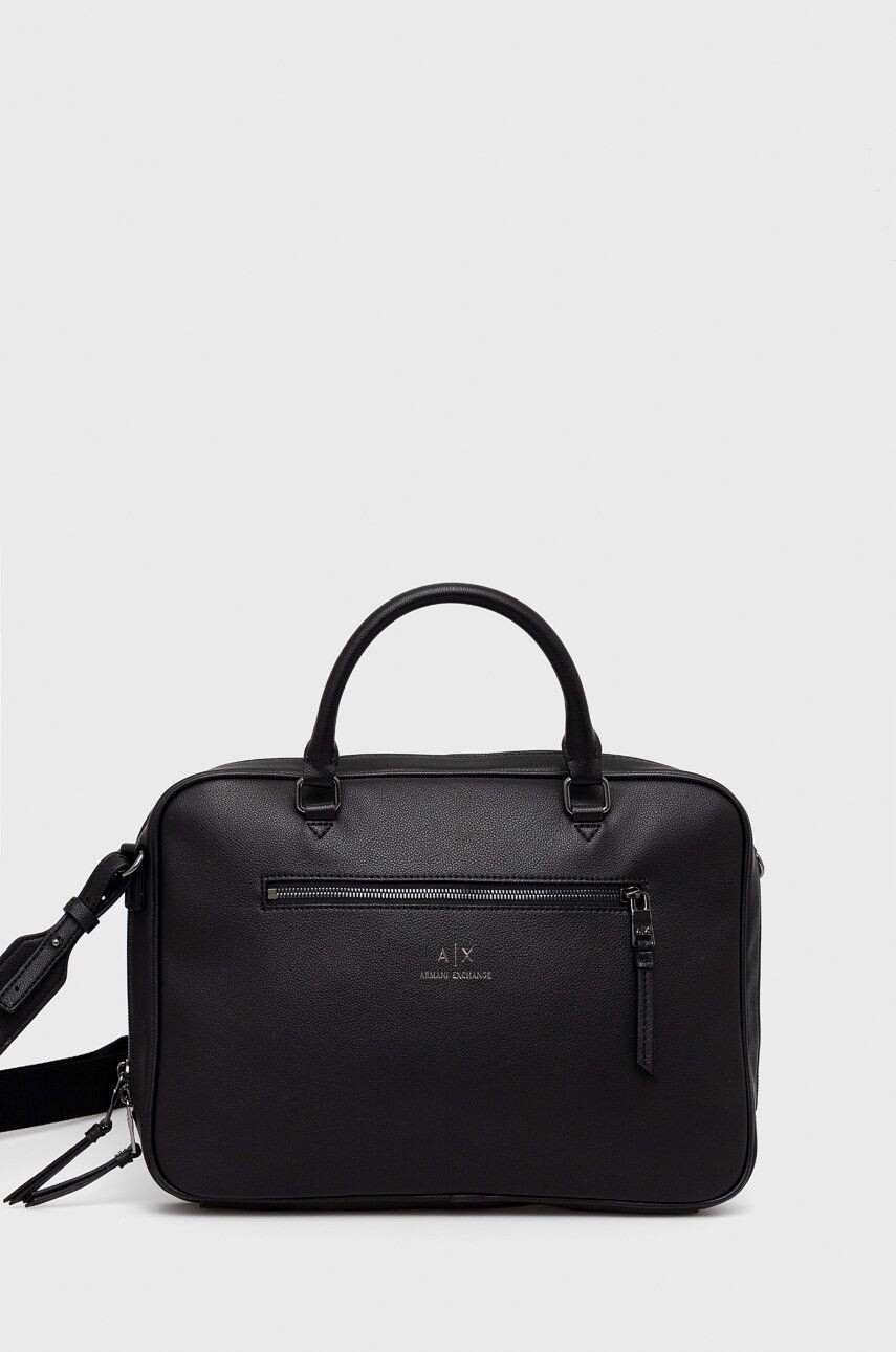 

Сумка для ноутбука Armani Exchange, черный