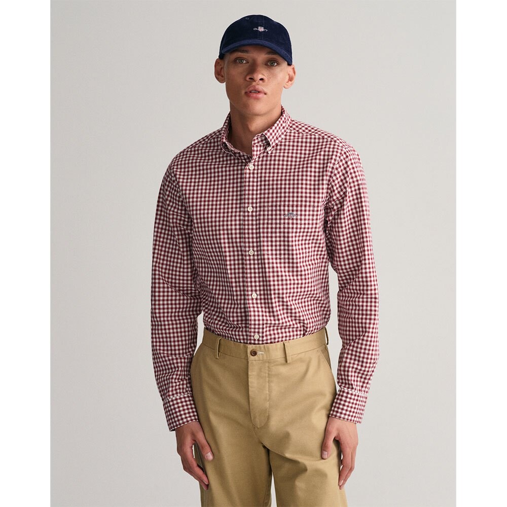 

Рубашка Gant Reg Gingham, красный