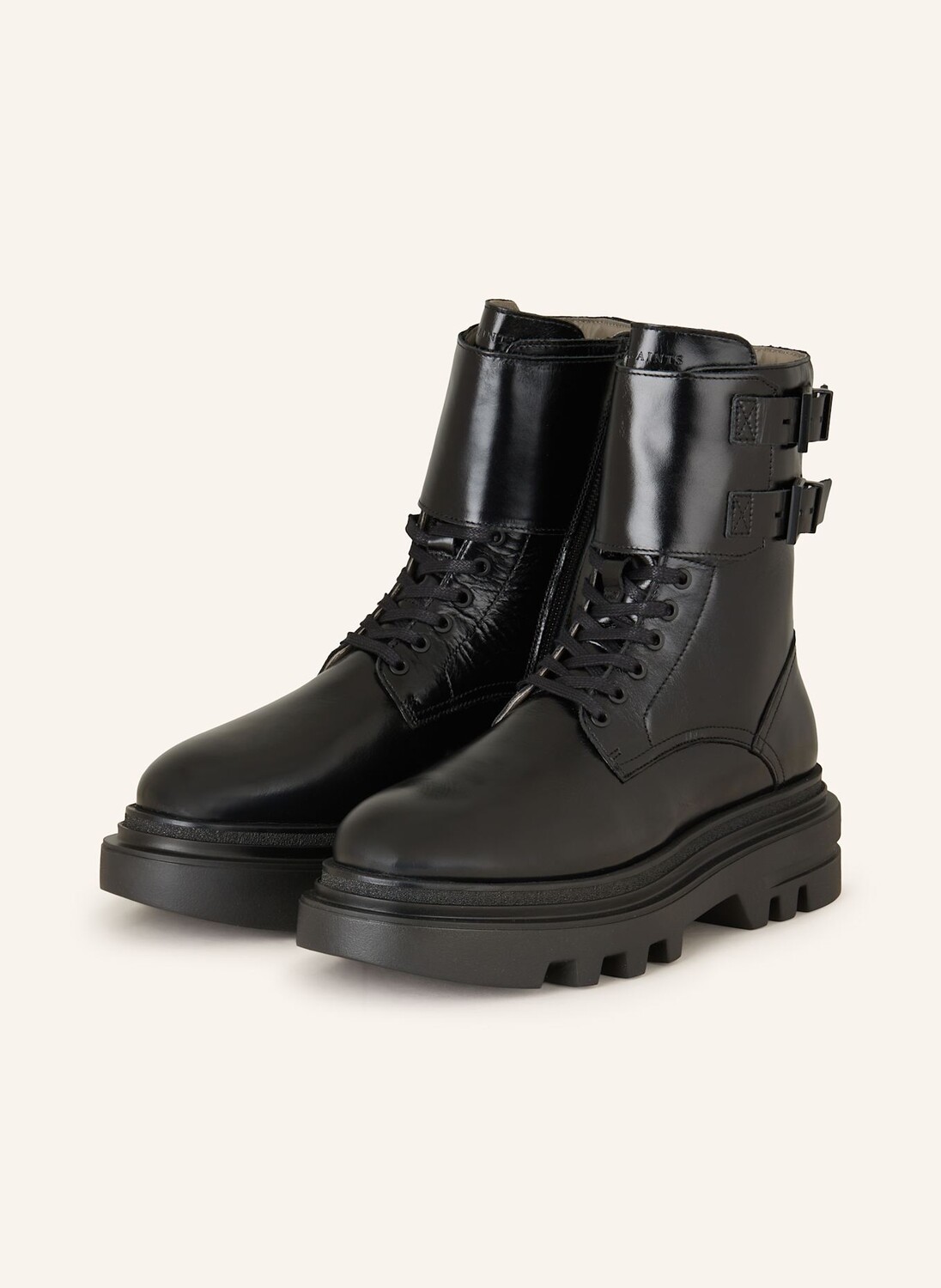 

Ботинки на шнуровке Zoe Allsaints, черный