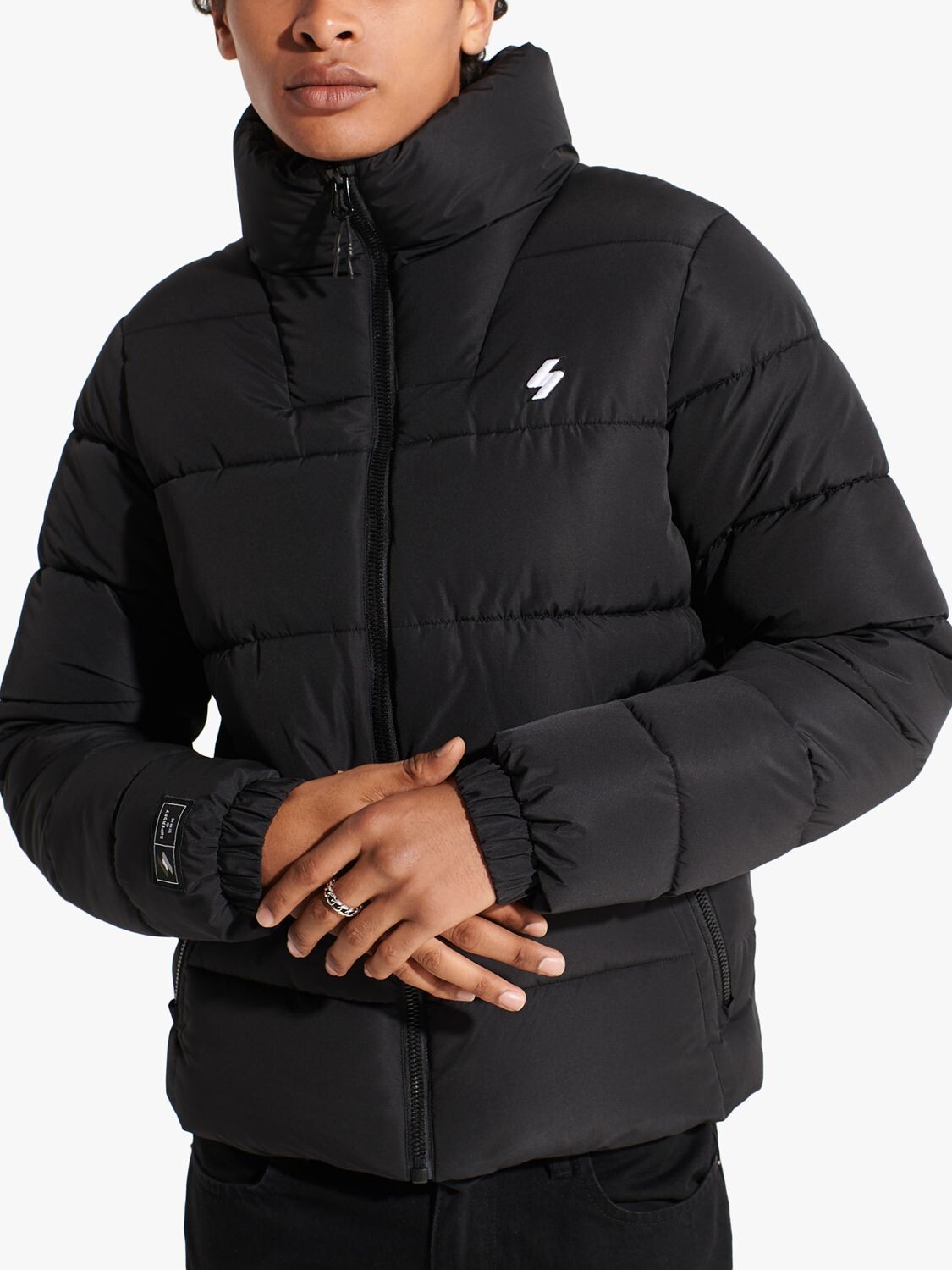 

Спортивная куртка-пуховик без капюшона Superdry