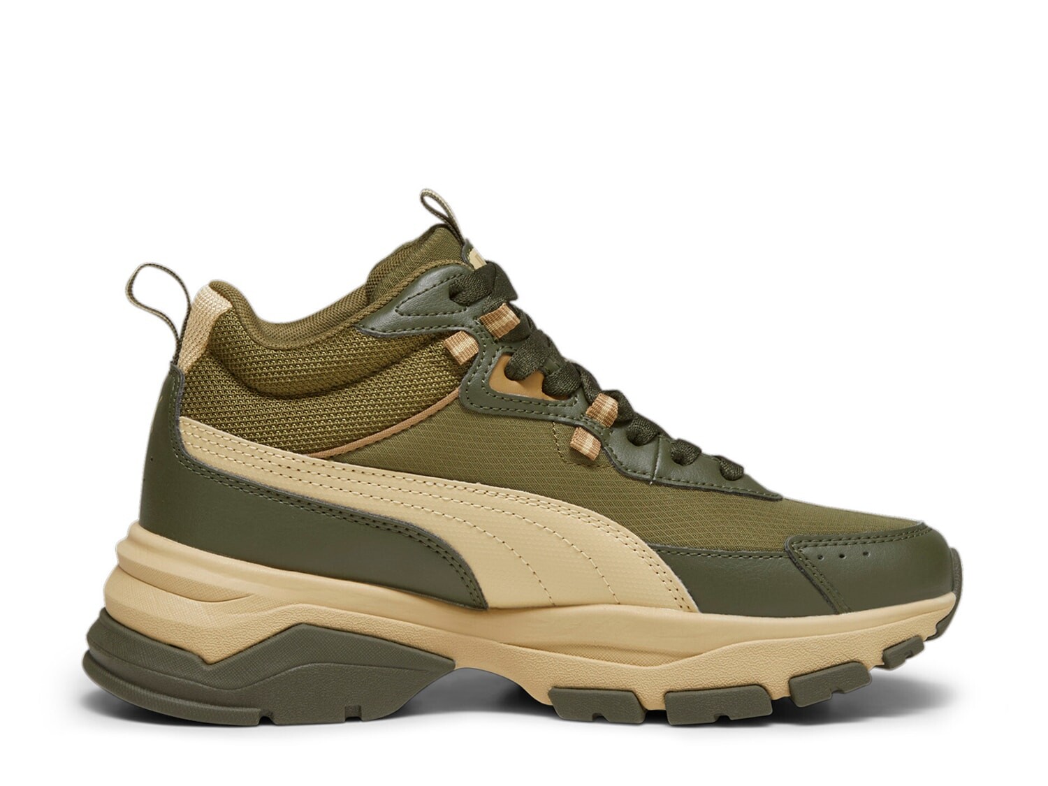 

Кроссовки Puma Cassia Via Mid, темно-зеленый
