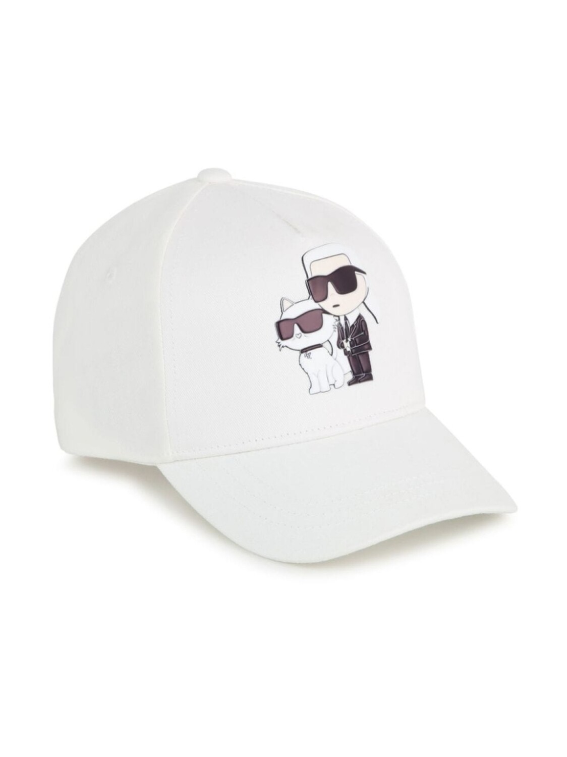 

Karl Lagerfeld Kids кепка с нашивкой-логотипом, белый