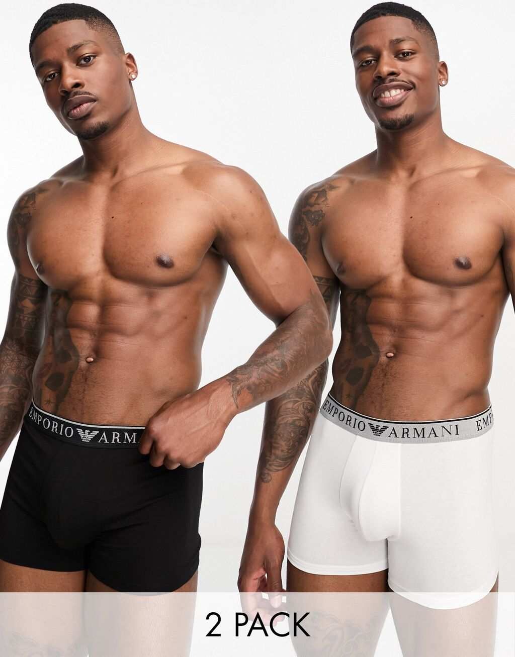 

Набор из двух плавок Emporio Armani Bodywear черного и белого цвета