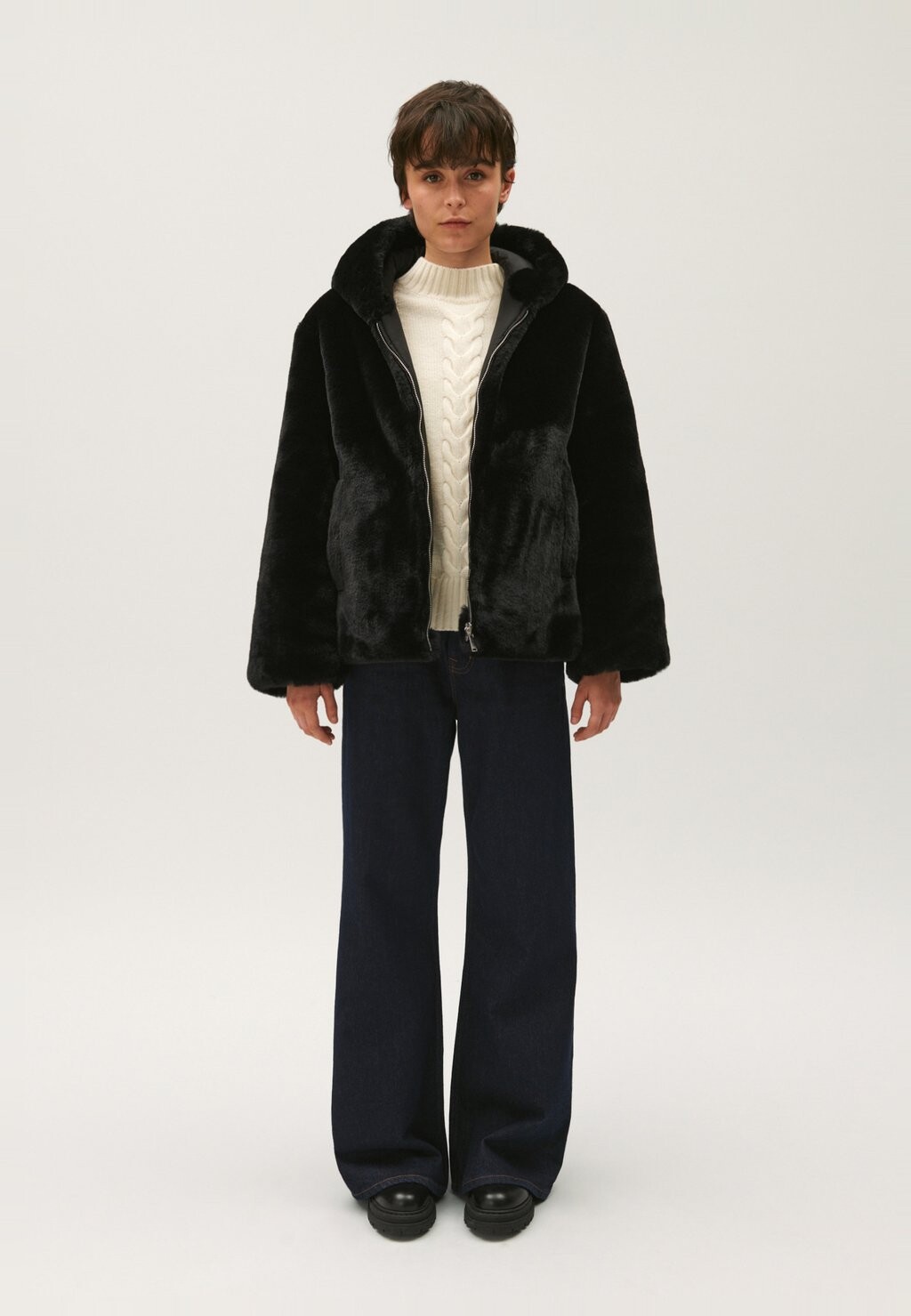 

Короткое пальто Claudie Pierlot, нуар