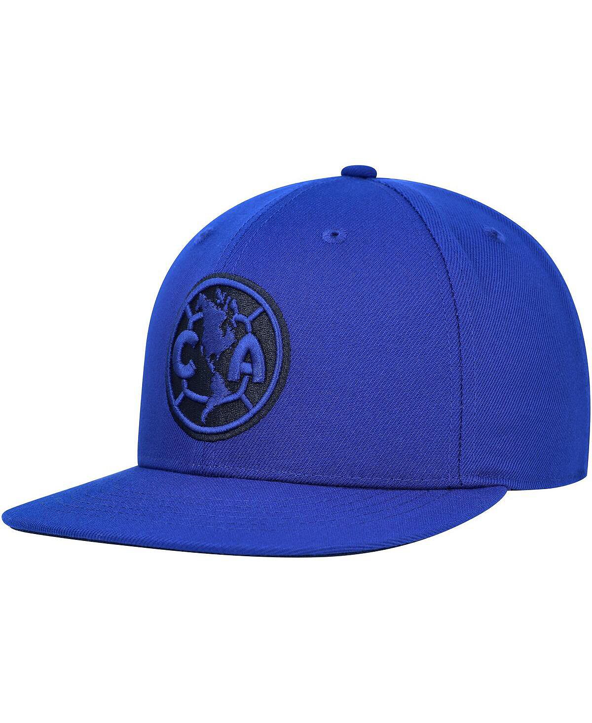 мужская синяя регулируемая шляпа cruz azul club gold fan ink Мужская шляпа Snapback Royal Club America Palette Fan Ink