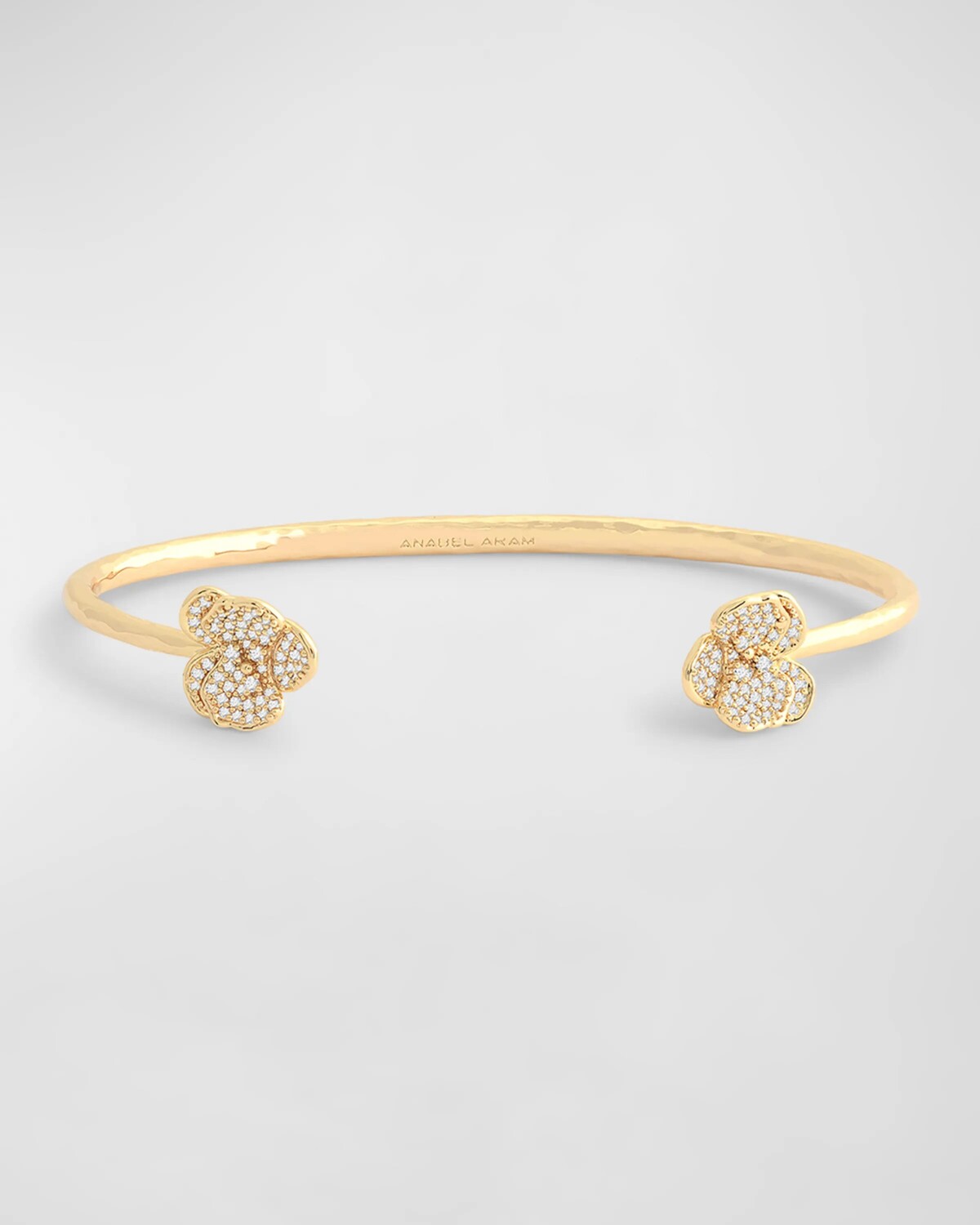 

Браслет с орхидеей и паве Anabel Aram Jewelry, цвет Gold