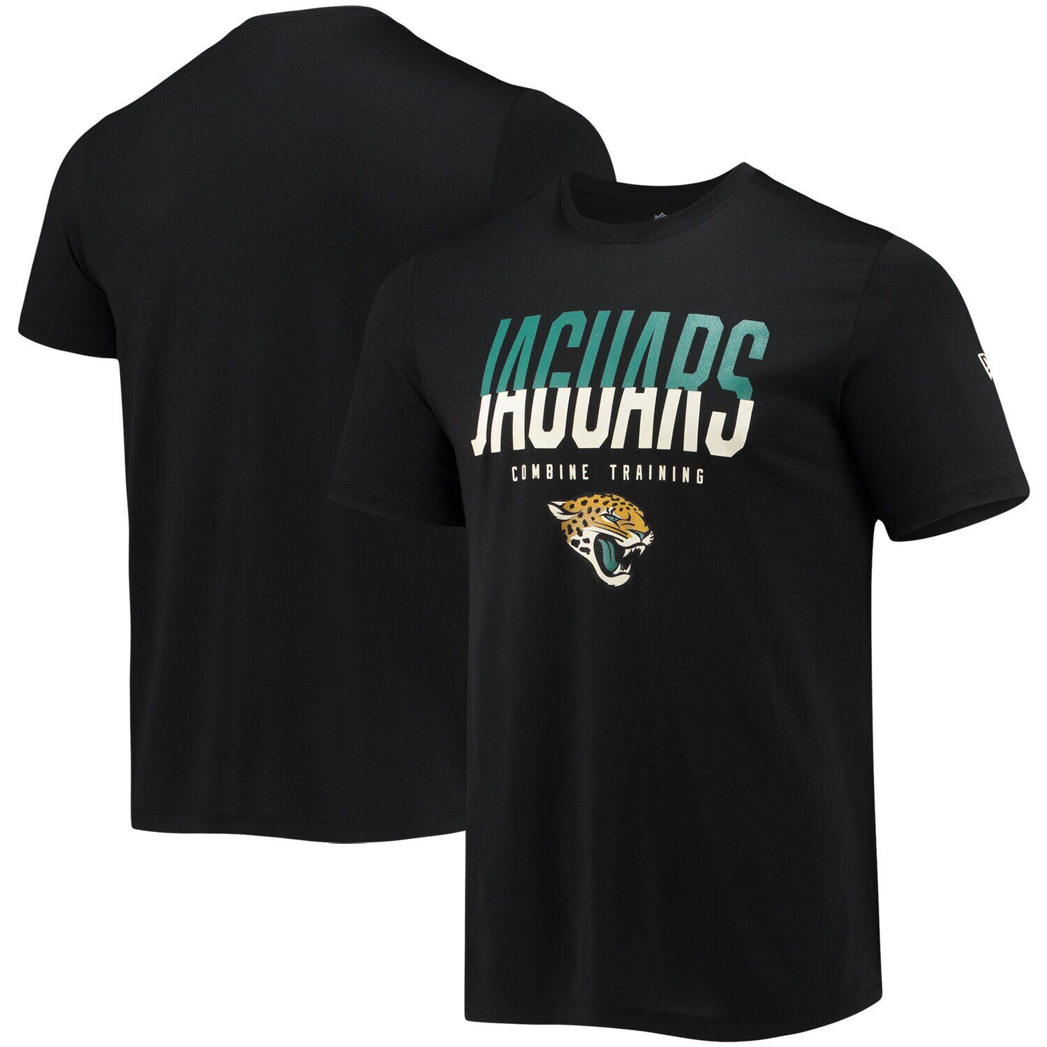 

Мужская черная футболка New Era Jacksonville Jaguars Joint Authentic Big Stage