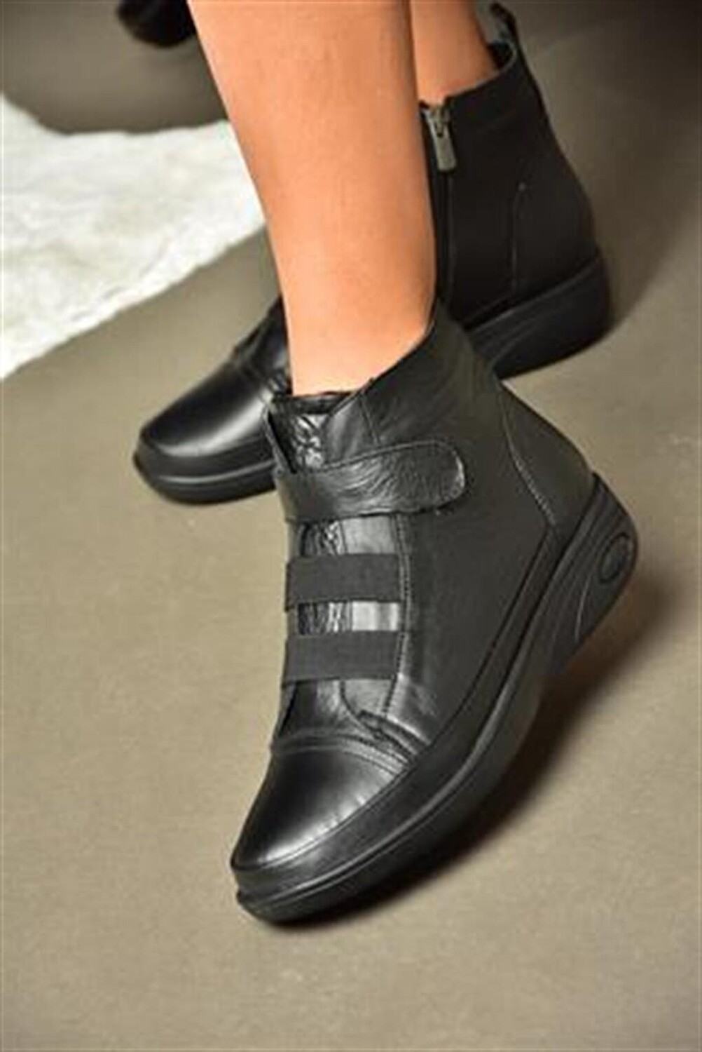 

R5550011 Черные женские ботинки Fox Shoes, Черный