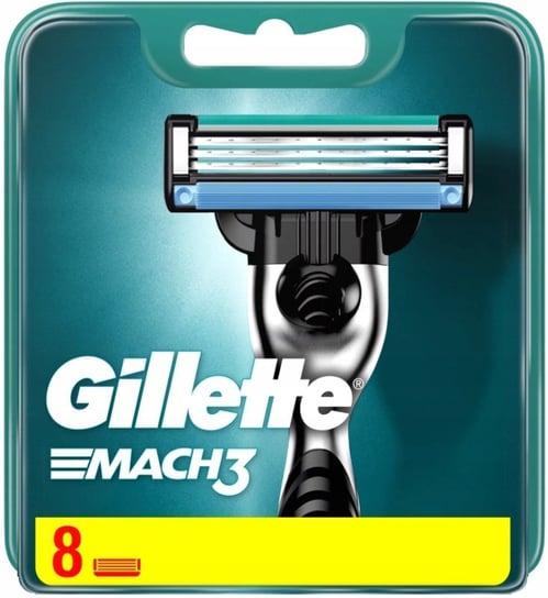 Сменные лезвия для ножей Mach3 8 шт., новое издание Gillette