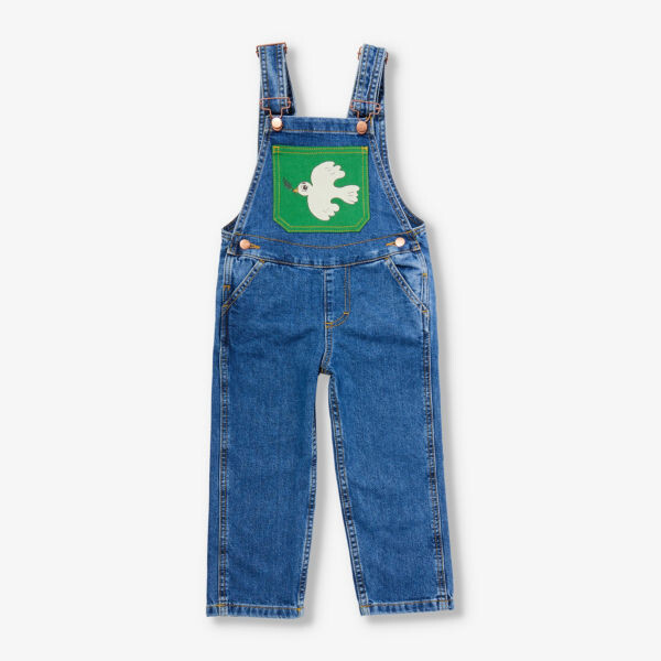 

Комбинезон Mini Rodini x Wrangler Peace из органического денима 3–11 лет Mini Rodini, синий