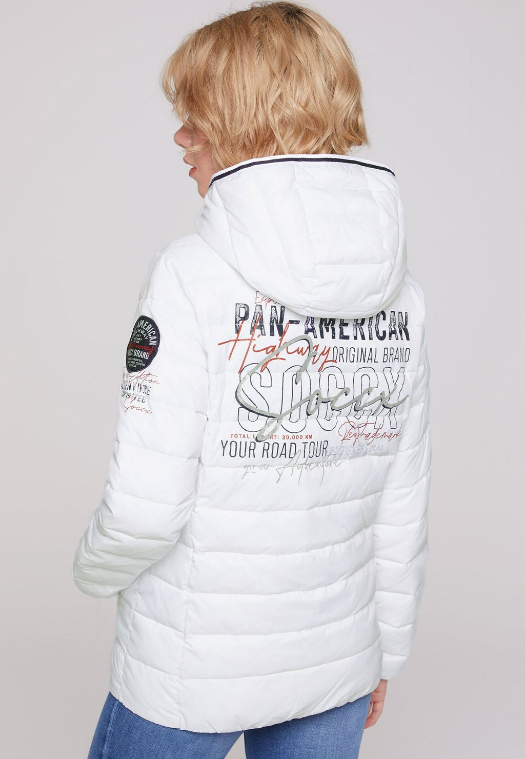 Зимняя куртка Soccx, цвет opticwhite толстовка dip dye mit wording soccx цвет opticwhite