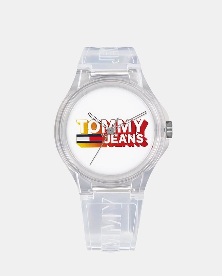 

Berlin 1720027 прозрачные силиконовые мужские часы Tommy Jeans, белый