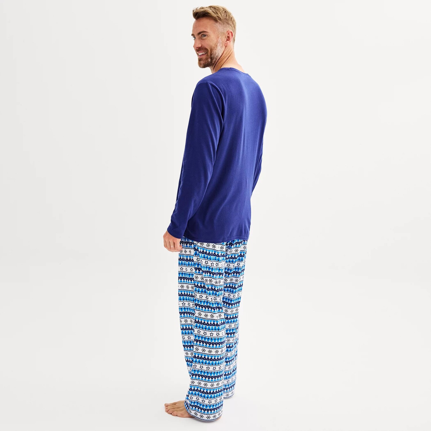 

Мужской пижамный комплект с верхом и низом Jammies For Your Families Winter Wonderland