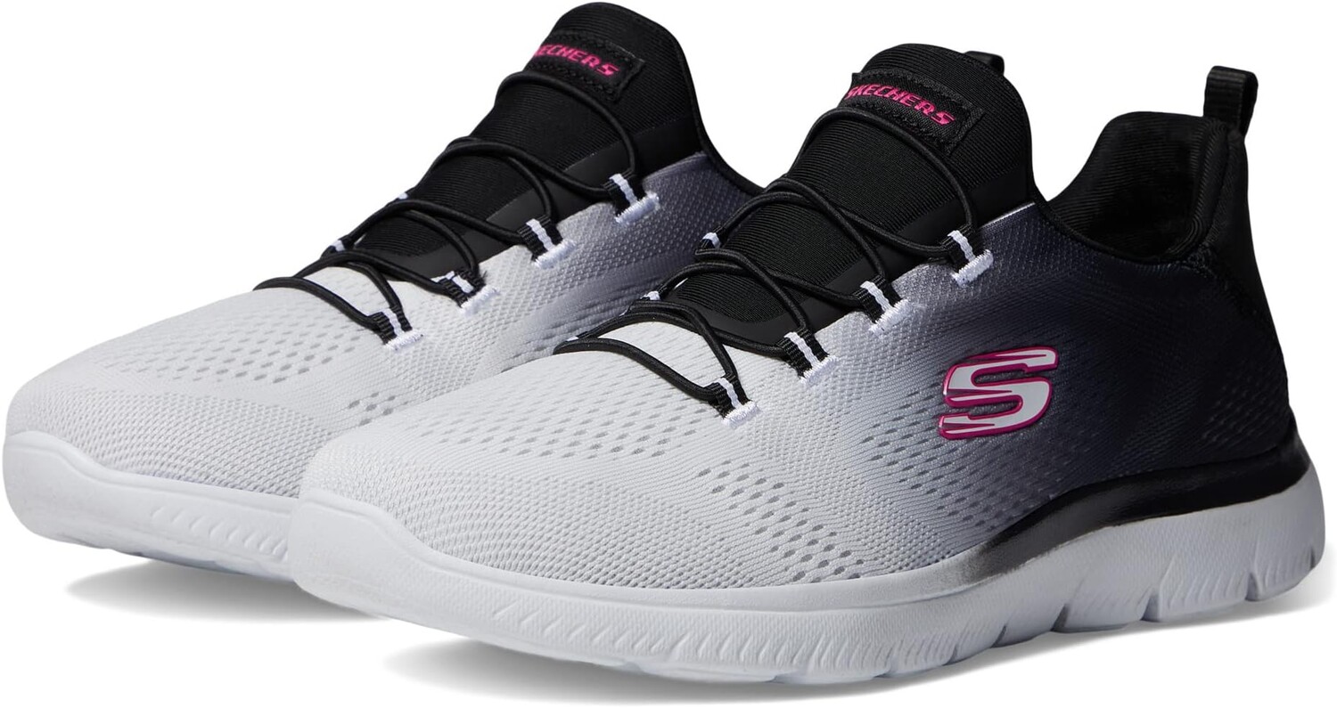 

Кроссовки Summits - Bright Charmer SKECHERS, цвет Black White, Черный