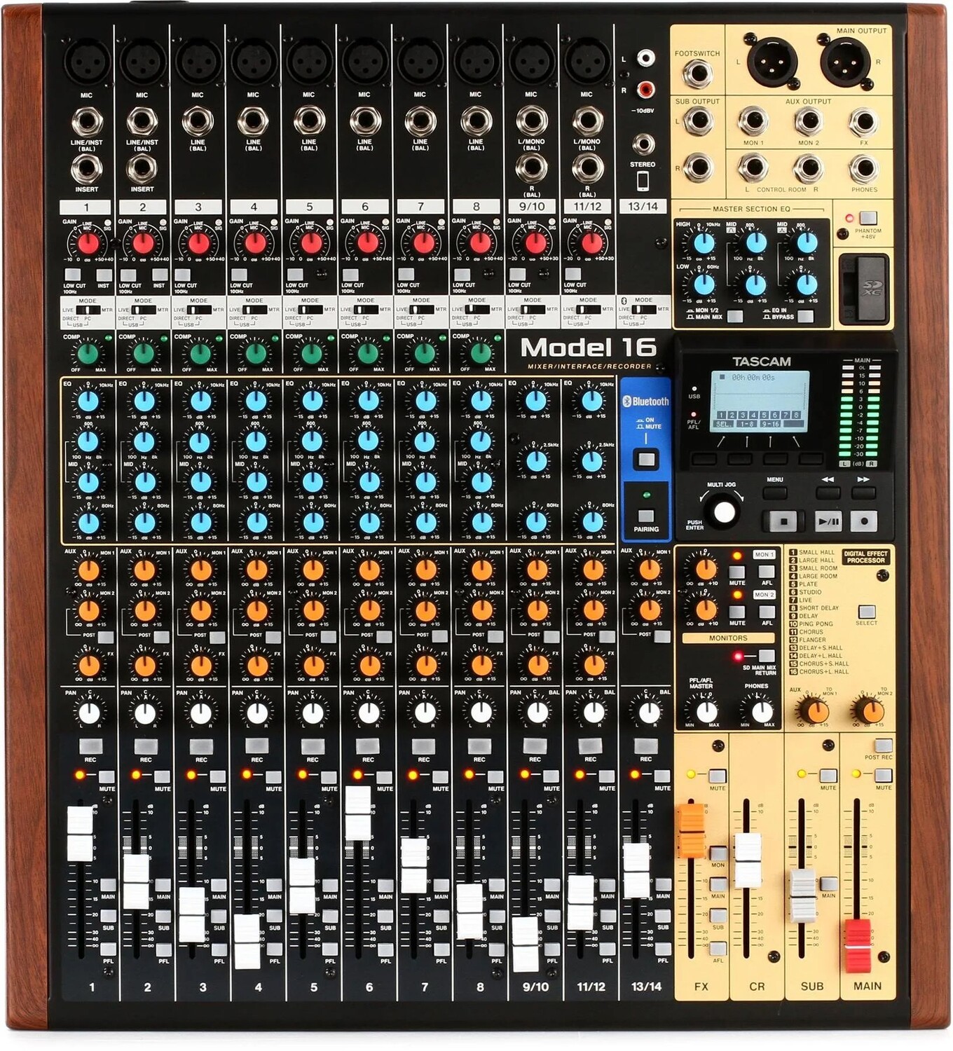 

TASCAM Model 16 Микшер/интерфейс/рекордер