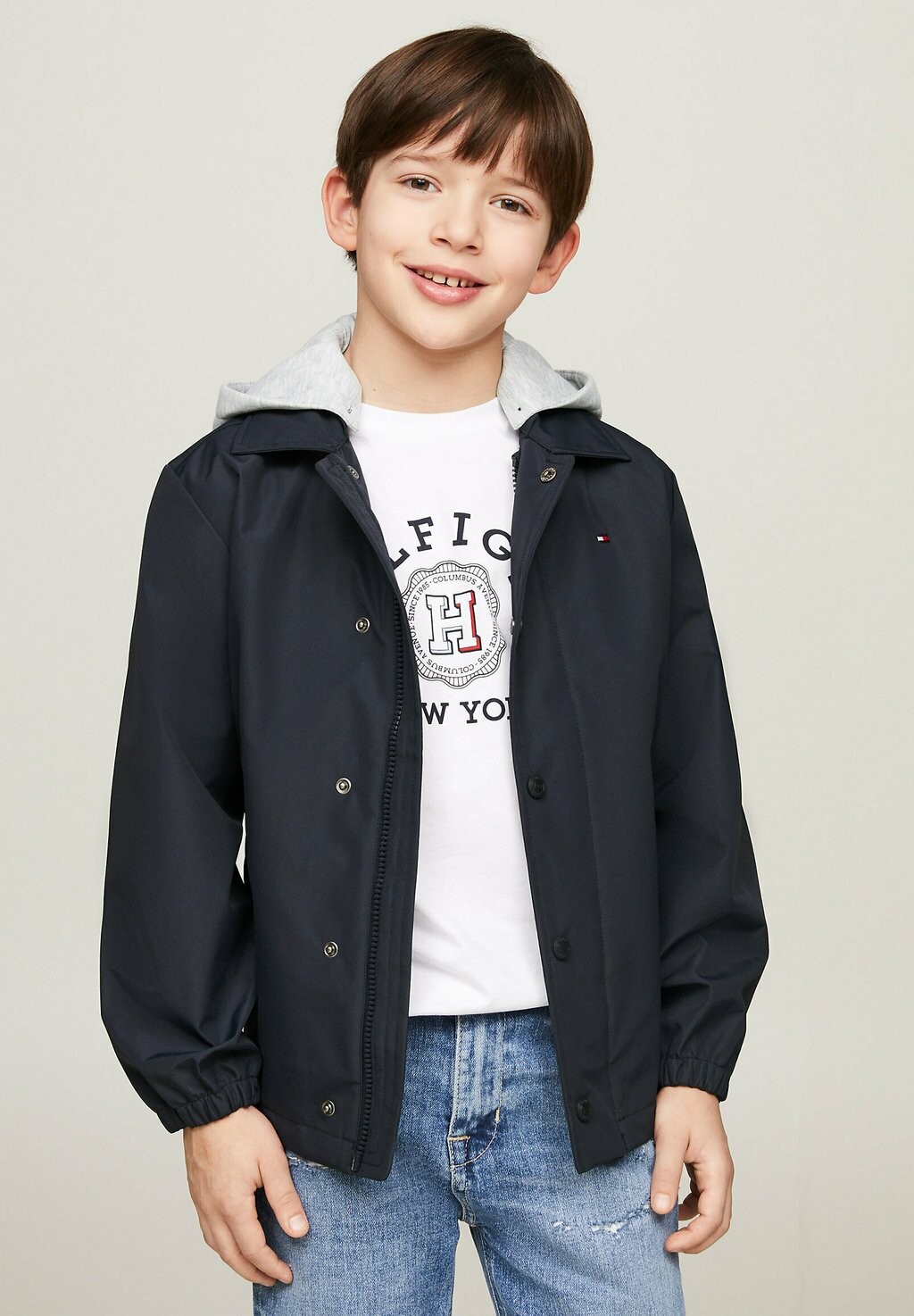 

Легкая куртка MONOTYPE HOODED Tommy Hilfiger, цвет desert sky
