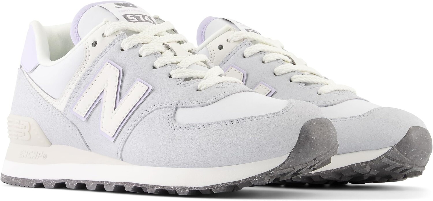 

Кроссовки WL574V2 New Balance, цвет Granite/Bright Lavender