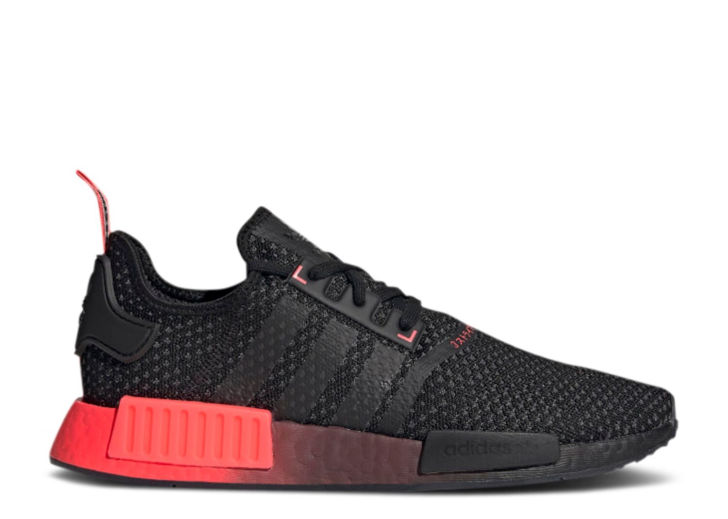 Кроссовки adidas Nmd_R1 Knit 'Black Signal Pink', черный