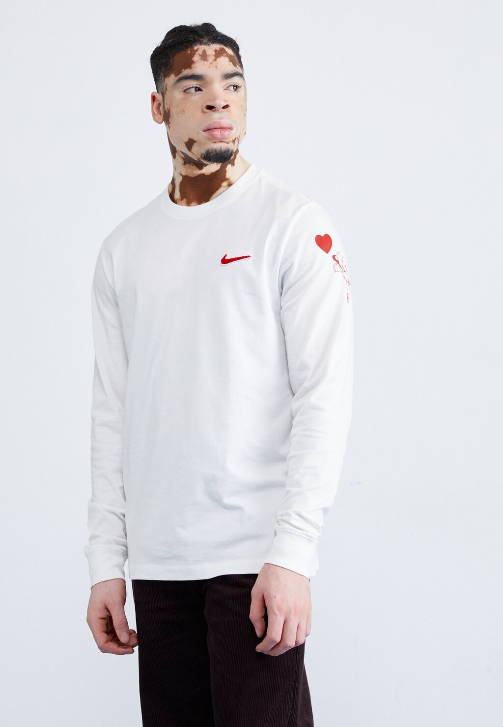 

Футболка с длинным рукавом Heart Nike, белый