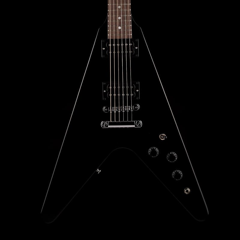 Электрогитара Gibson 80s Flying V Ebony with Case