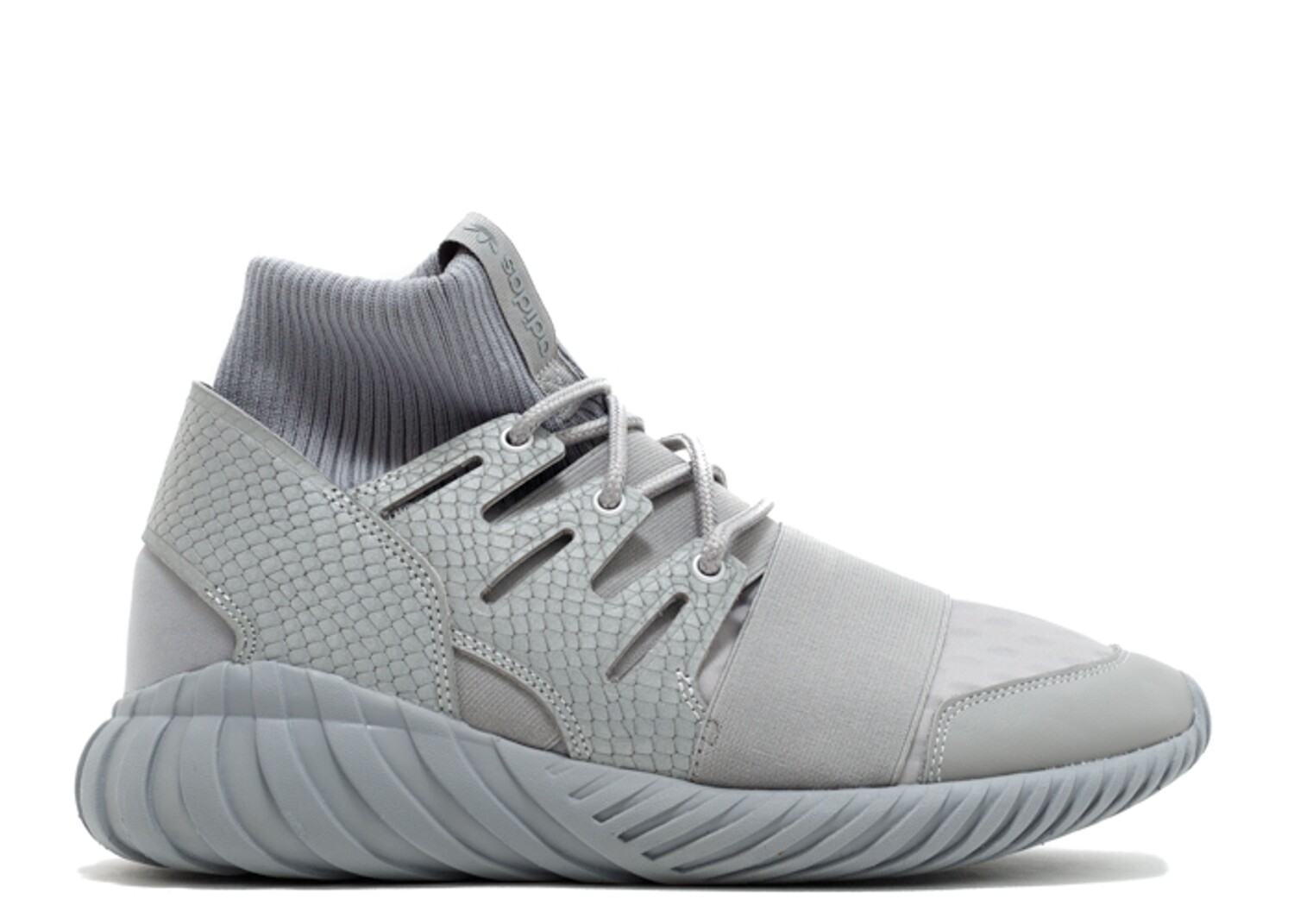 Кроссовки adidas Tubular Doom 'Metallic Silver', серый