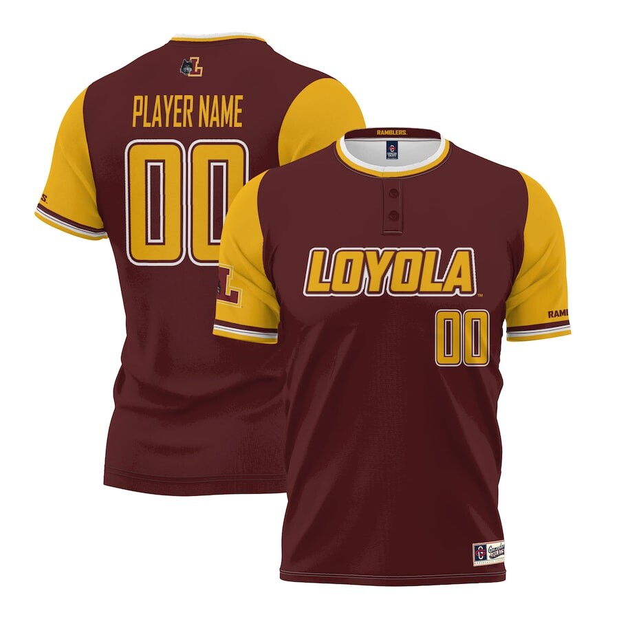 

Джерси ProSphere Loyola Chicago Ramblers, бордовый
