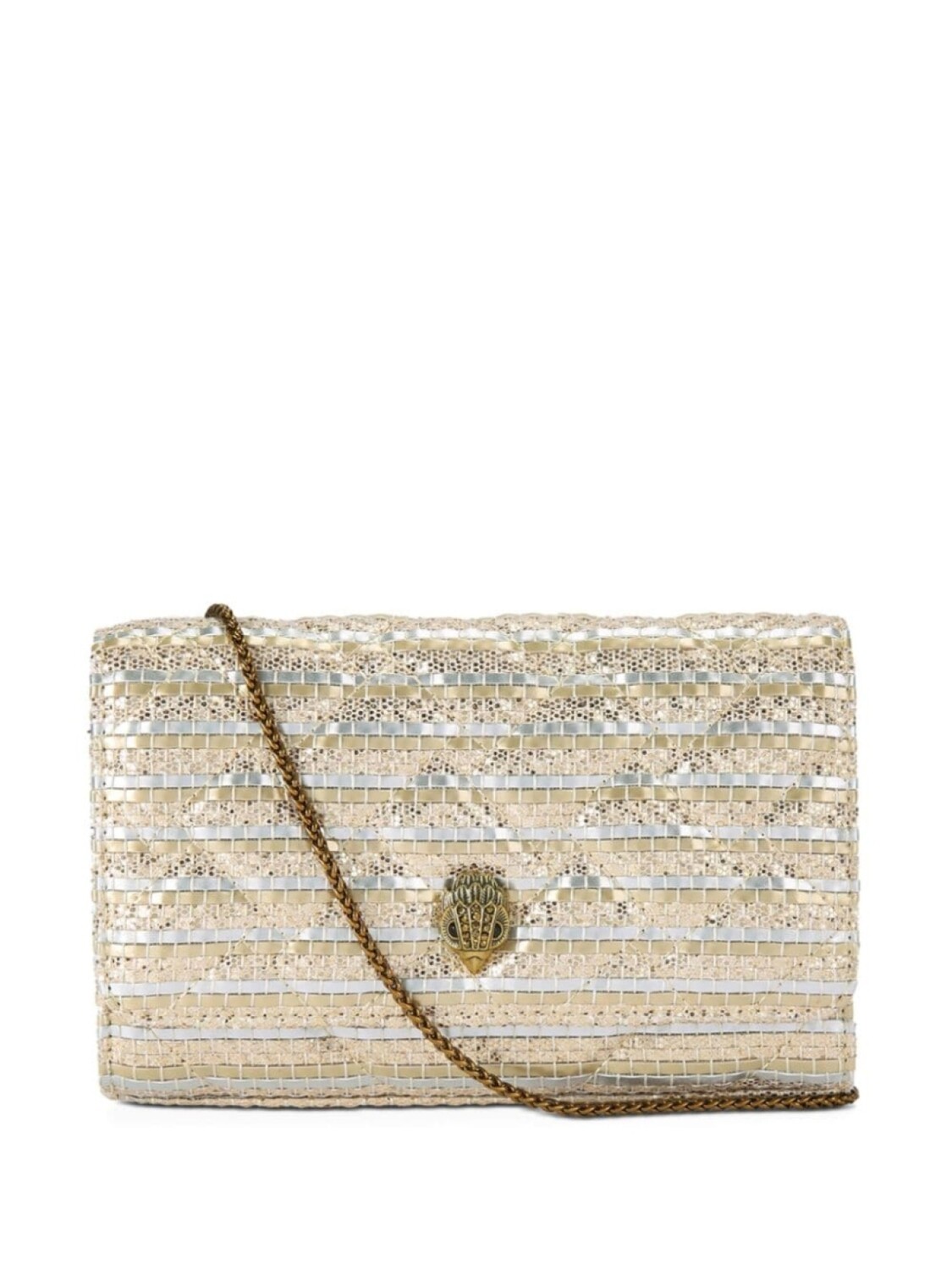 

Kurt Geiger London мини-клатч Kensington, нейтральный цвет