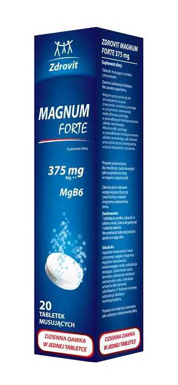 

Magnum Forte таблетки магния, 20 шт.