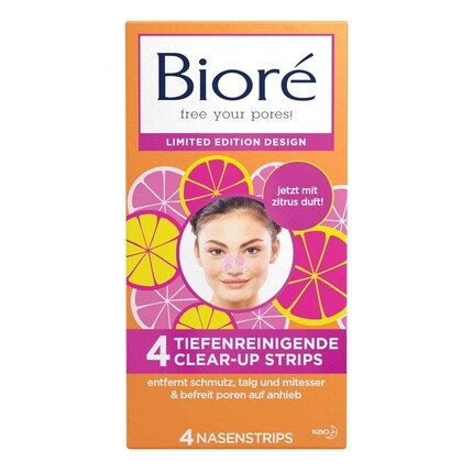

Bior Очищающие полоски для глубокого очищения Citrus Limited Edition 100G, Biore