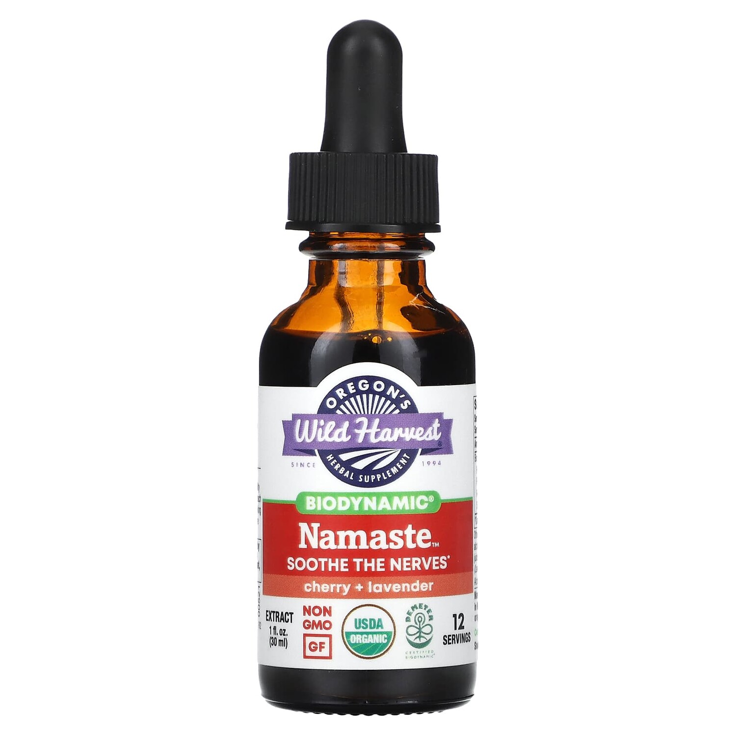 

Biodynamic, намаст, вишня, лаванда, 30 мл (1 жидк. Унция), Oregons Wild Harvest
