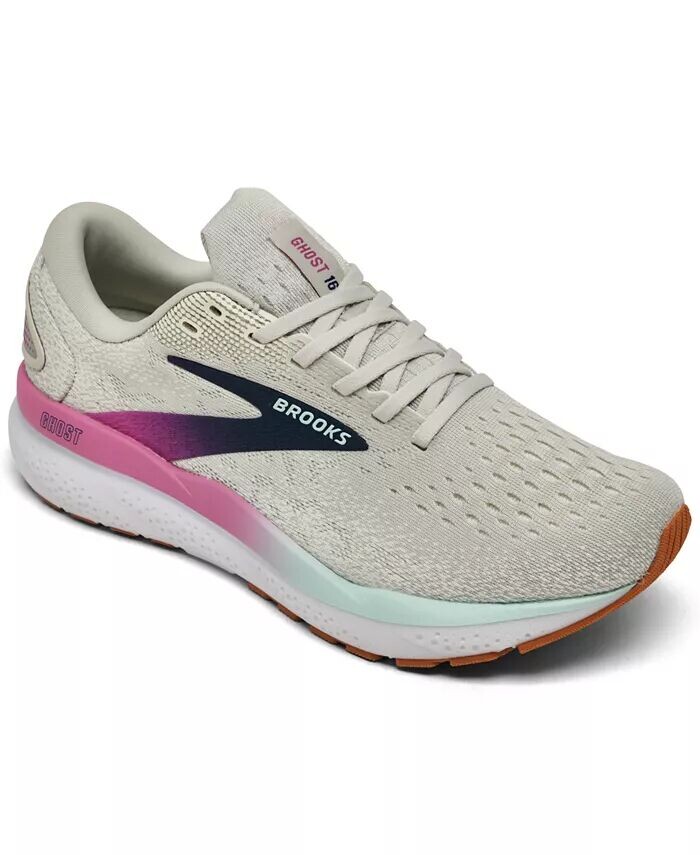 

Женские беговые кроссовки Ghost 16 от Finish Line Brooks, белый