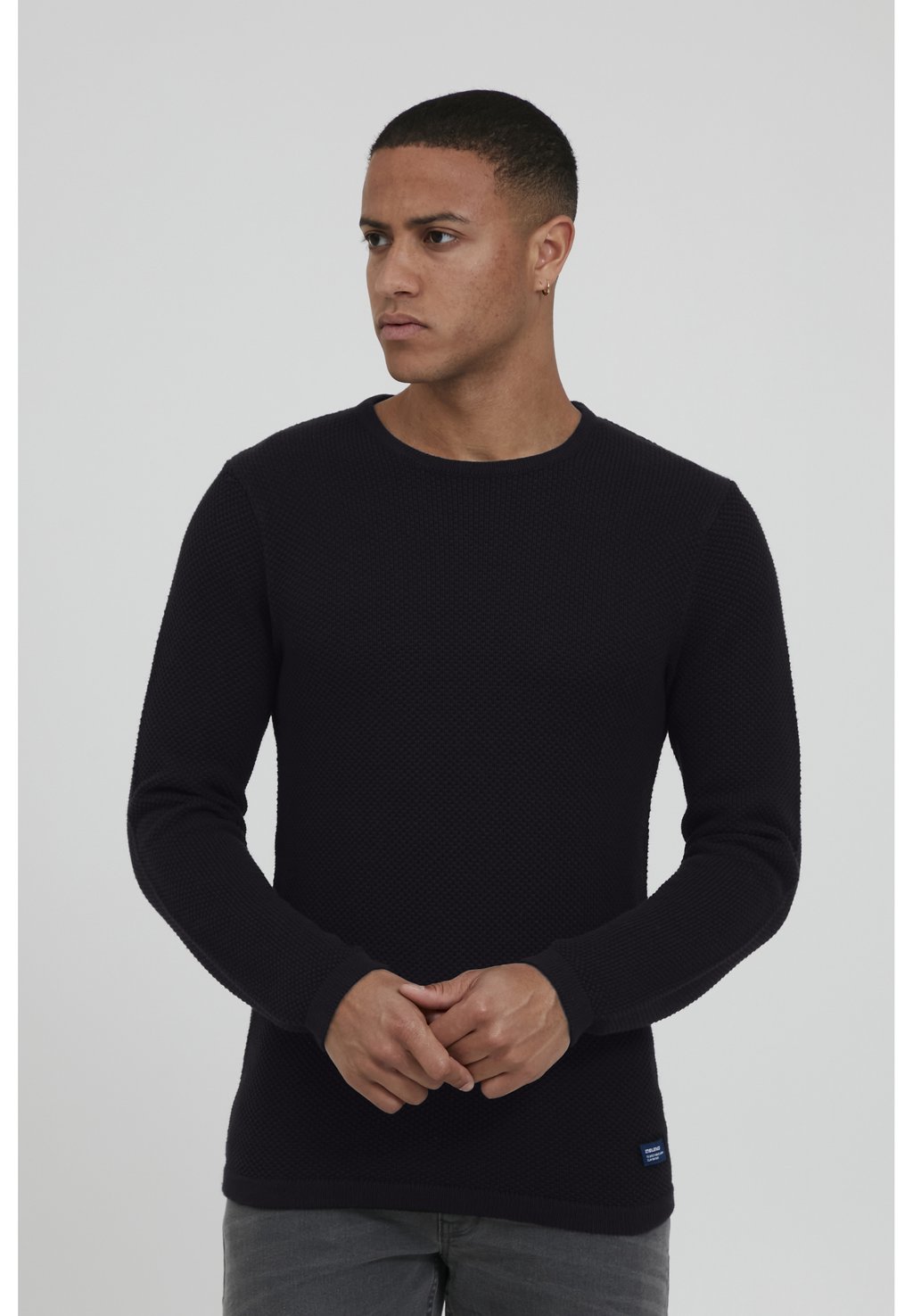 Вязаный свитер BHALFONS Blend, цвет black