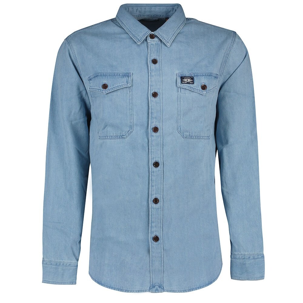 

Рубашка Superdry Varsity Arch Mono, синий
