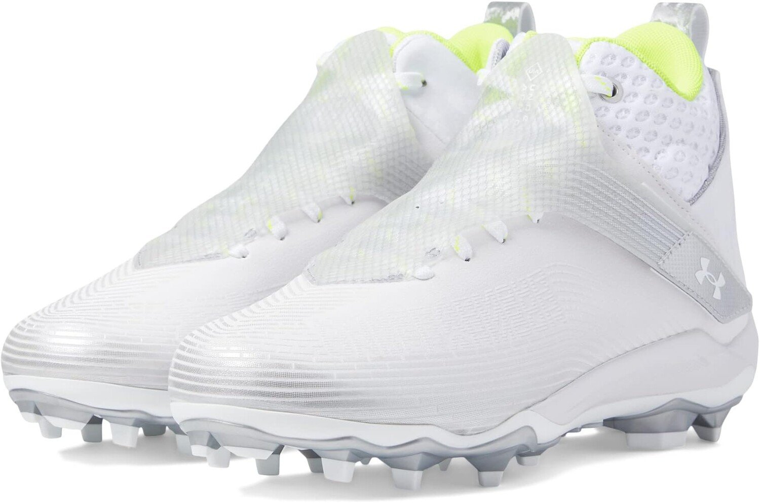 

Бутсы Highlight Hammer MC Under Armour, цвет White/Metallic Silver/White