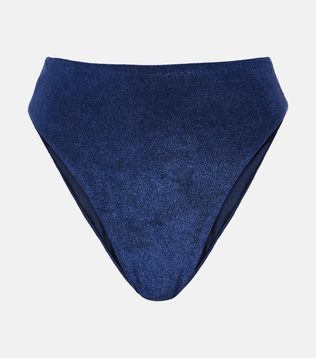 

Плавки бикини с завышенной талией и наклоном Jade Swim, синий