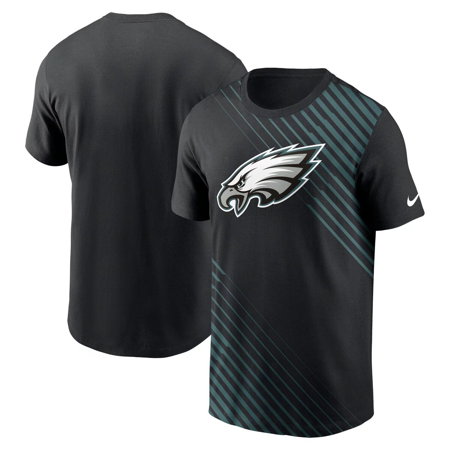 

Мужская черная футболка Philadelphia Eagles Yard Line Fashion Asbury Nike