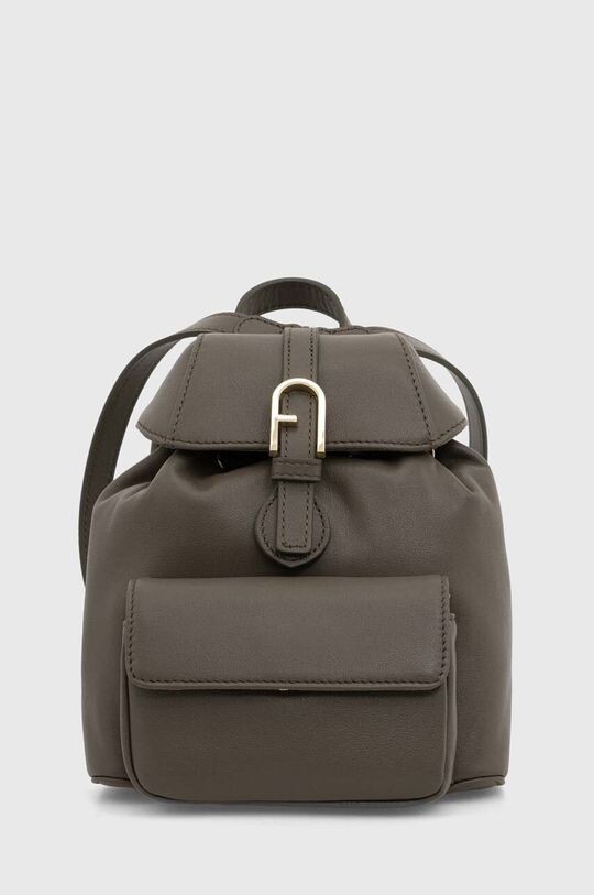 

Кожаный рюкзак Furla, зеленый