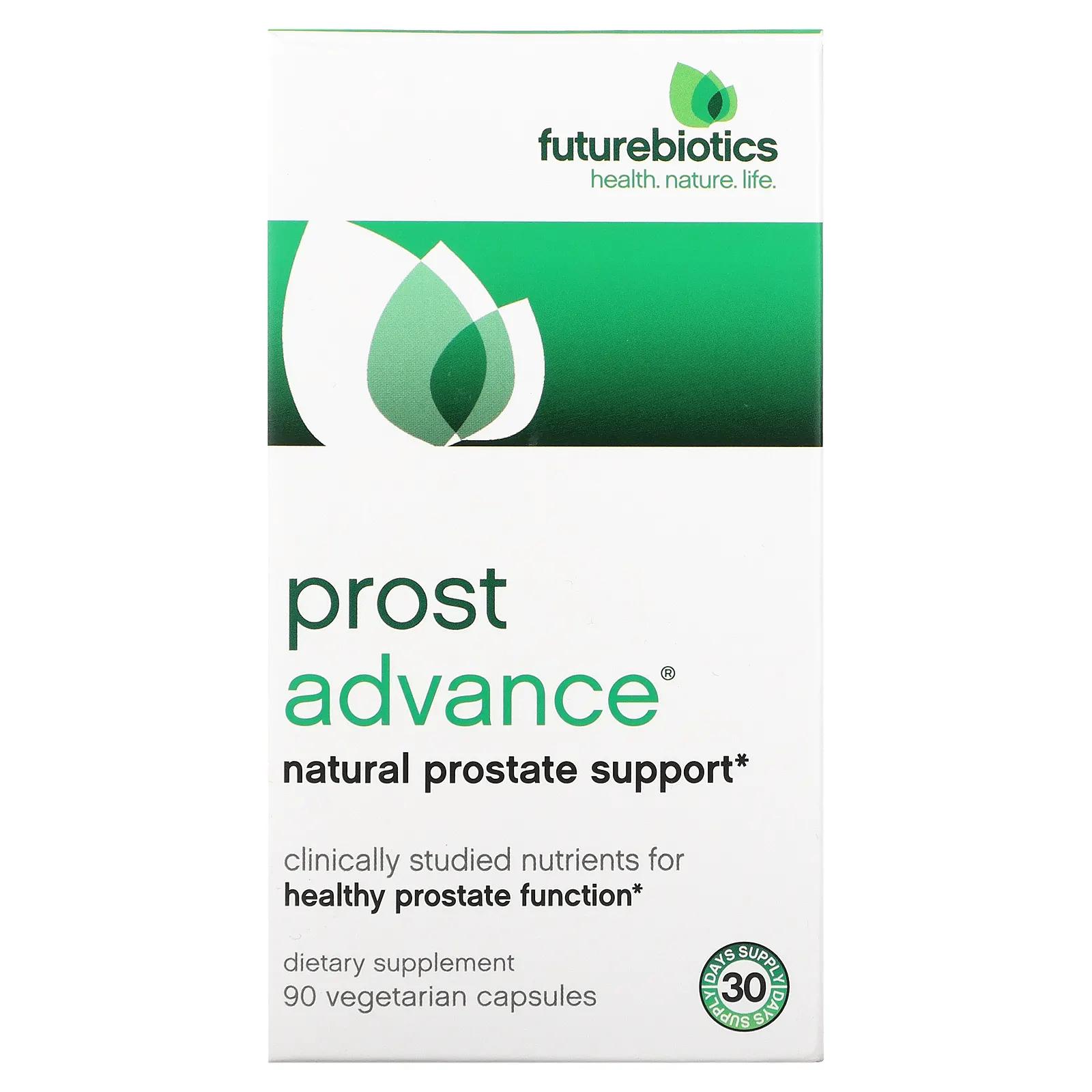 FutureBiotics ProstAdvance Natural Prostate Support 90 Vegetarian Capsules futurebiotics chill pill 60 vegetarian tablets