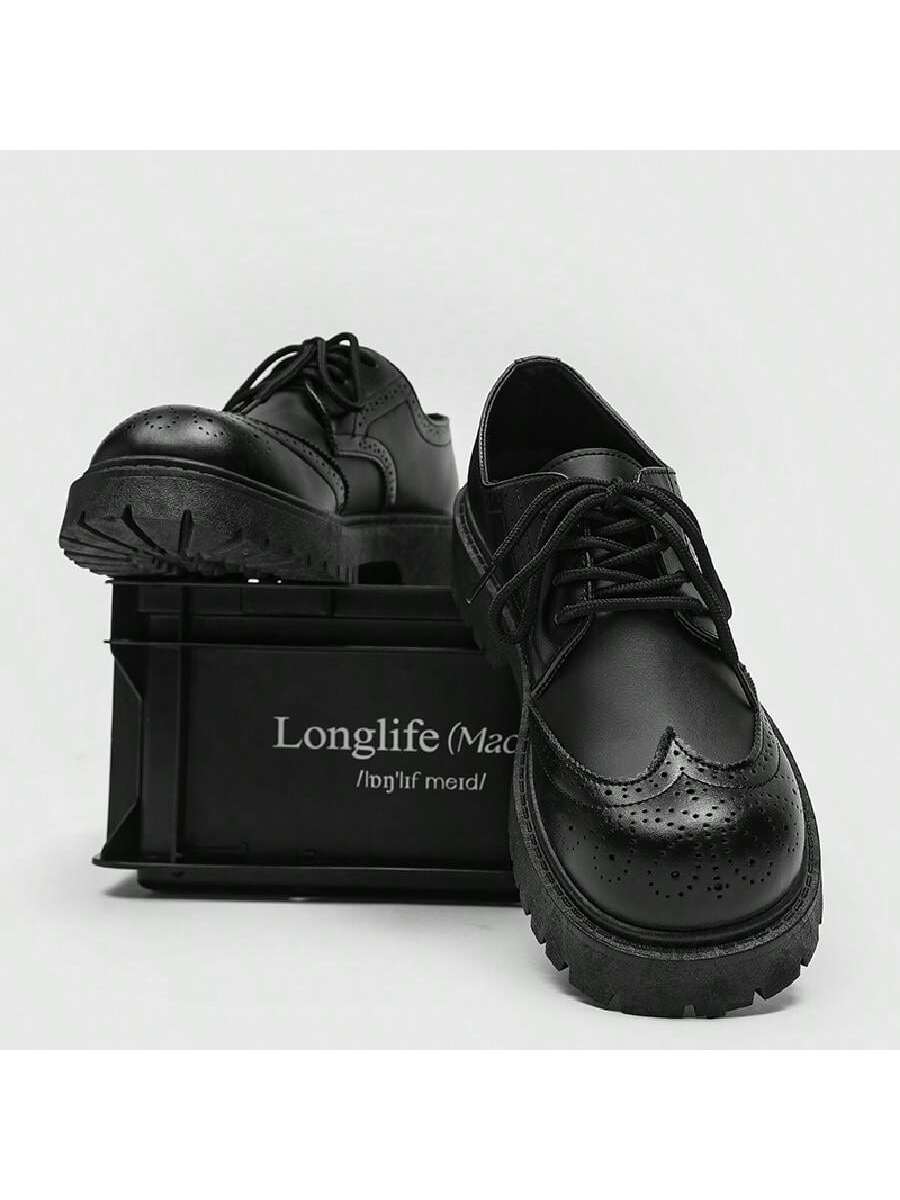 Мужская кожаная обувь в британском стиле, черный кожаные белые мужские повседневные туфли camper