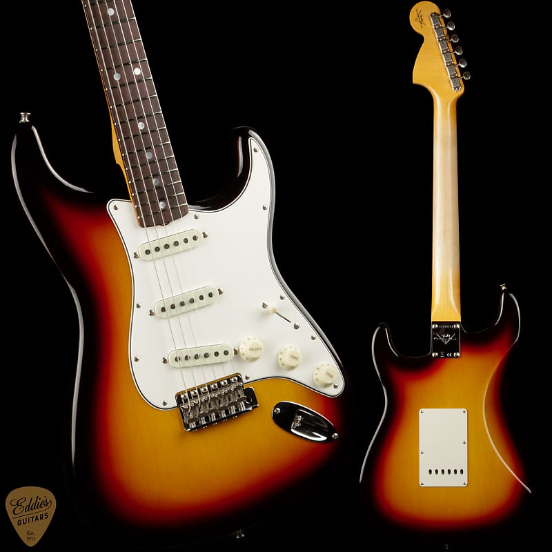 Электрогитара Fender Custom Shop 1966 Stratocaster Deluxe Closet Classic - 3 Color Sunburst цена и фото