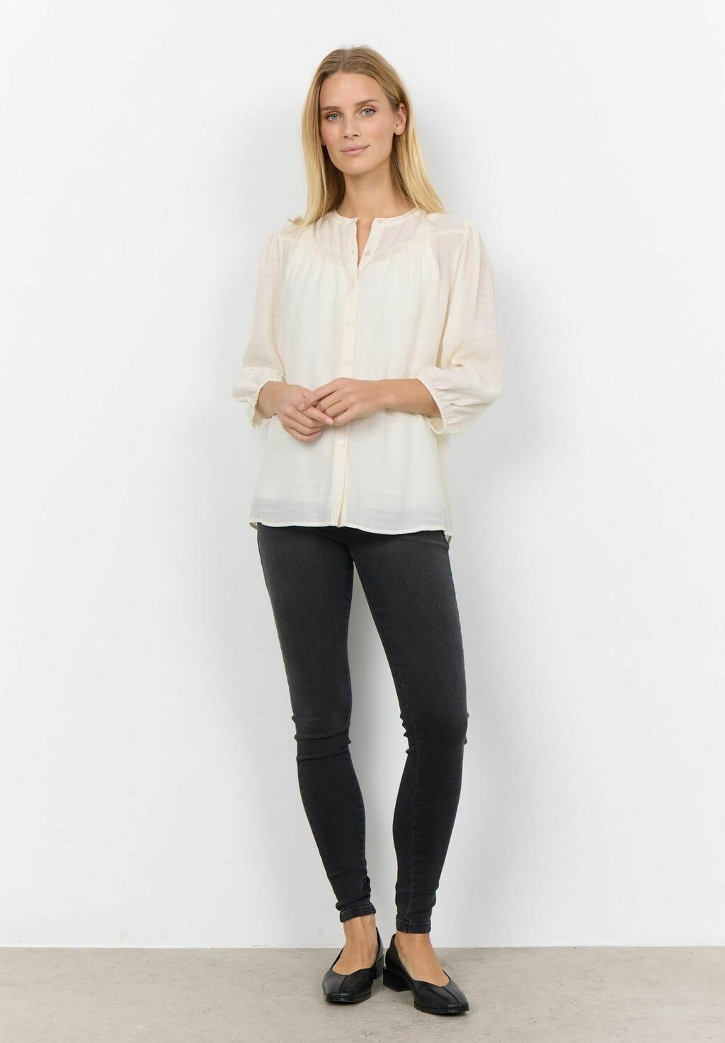 

Блузка на пуговицах CALYPSO 7 Soyaconcept, бежевый