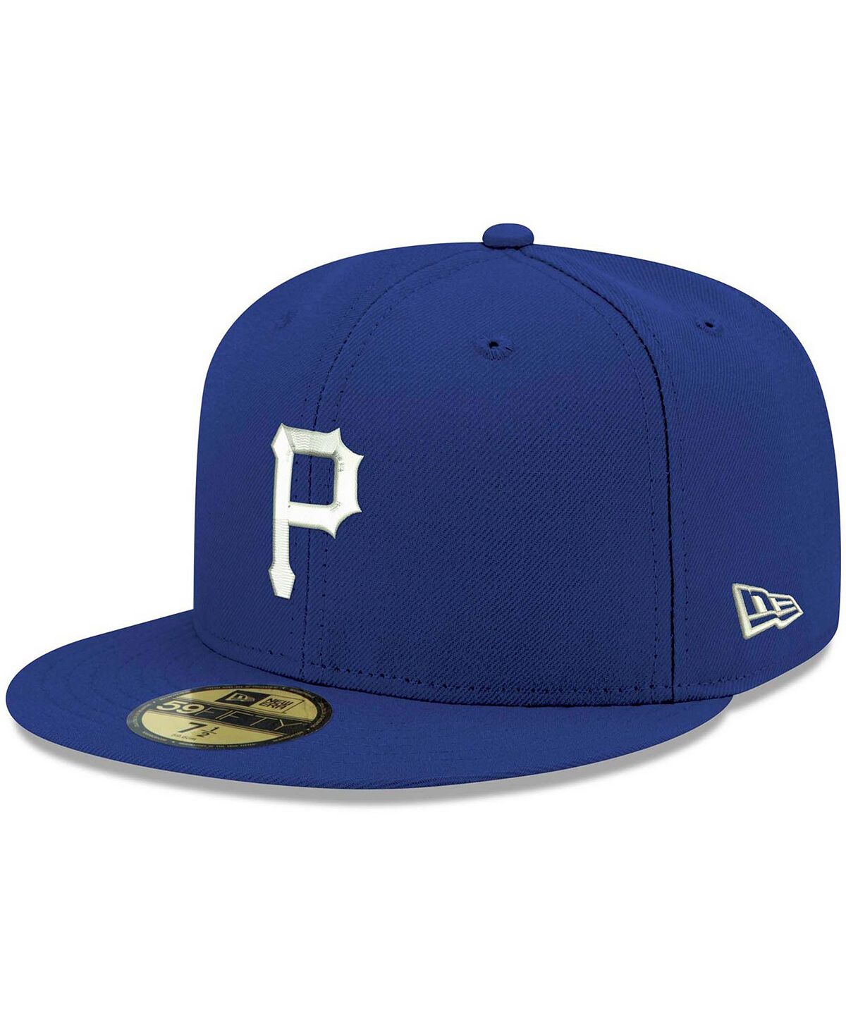 

Мужская приталенная шляпа Royal Pittsburgh Pirates Logo белая 59FIFTY New Era