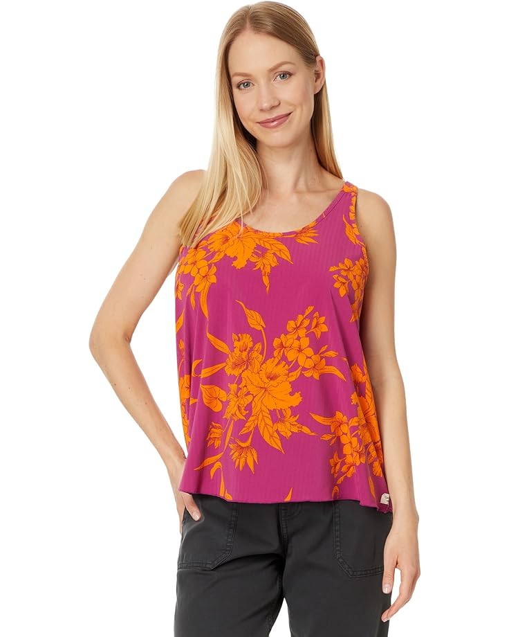 Майка Toad&Co Sunkissed Tank, цвет Flame Leaf Texture Print lacoste texture print hoodie