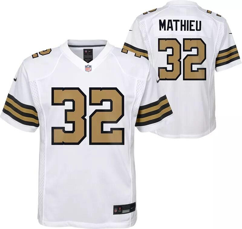 

Молодежная майка Nike New Orleans Saints Tyrann Mathieu #32 Color Rush Game