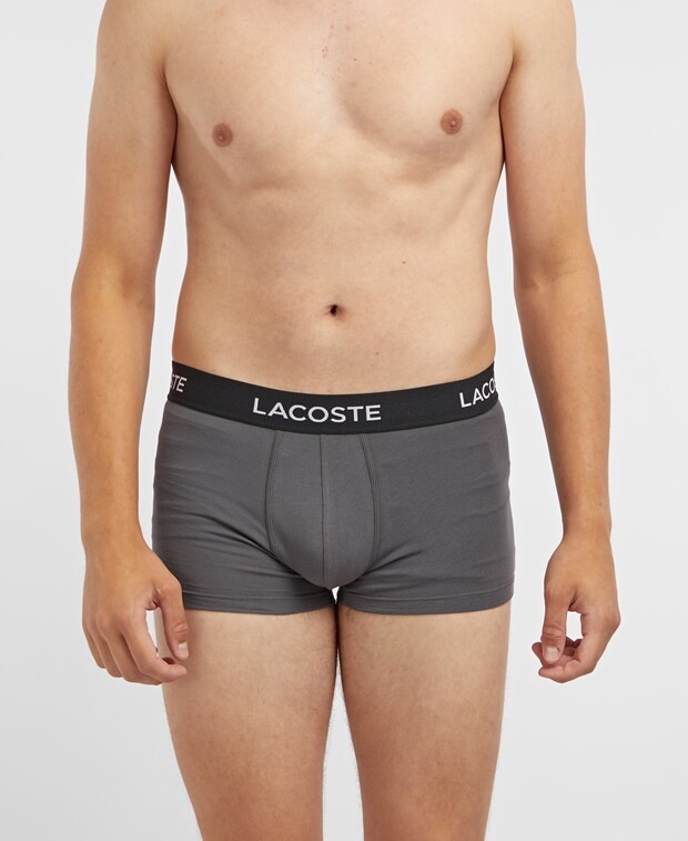 

Шорты-боксеры, комплект из 3 шт. Lacoste, серый