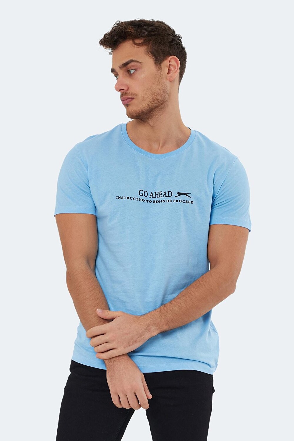 

SANYA I Мужская футболка синяя SLAZENGER, Синий