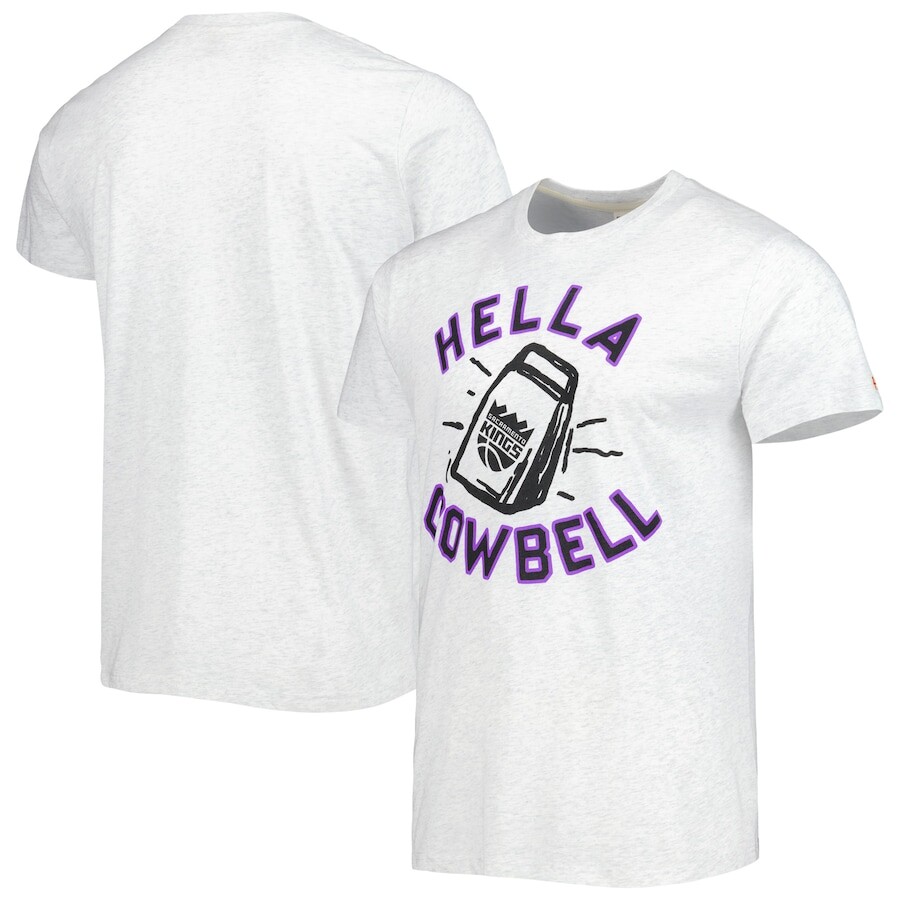 

Футболка с коротким рукавом Homage Sacramento Kings, пепельный