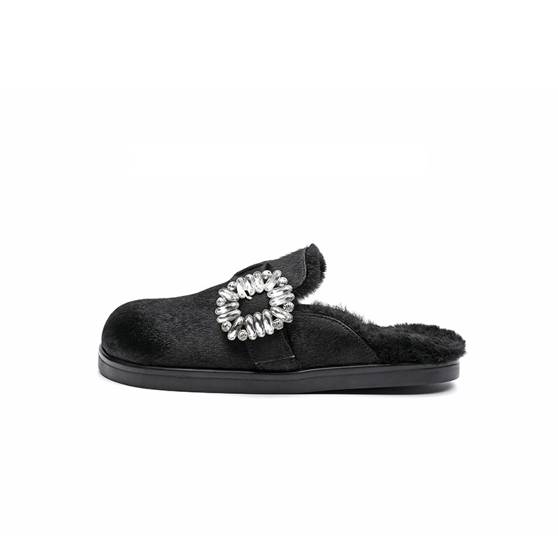 

Мюли женские с закрытым носком женские Moon Buds, цвет Velvet black 01T