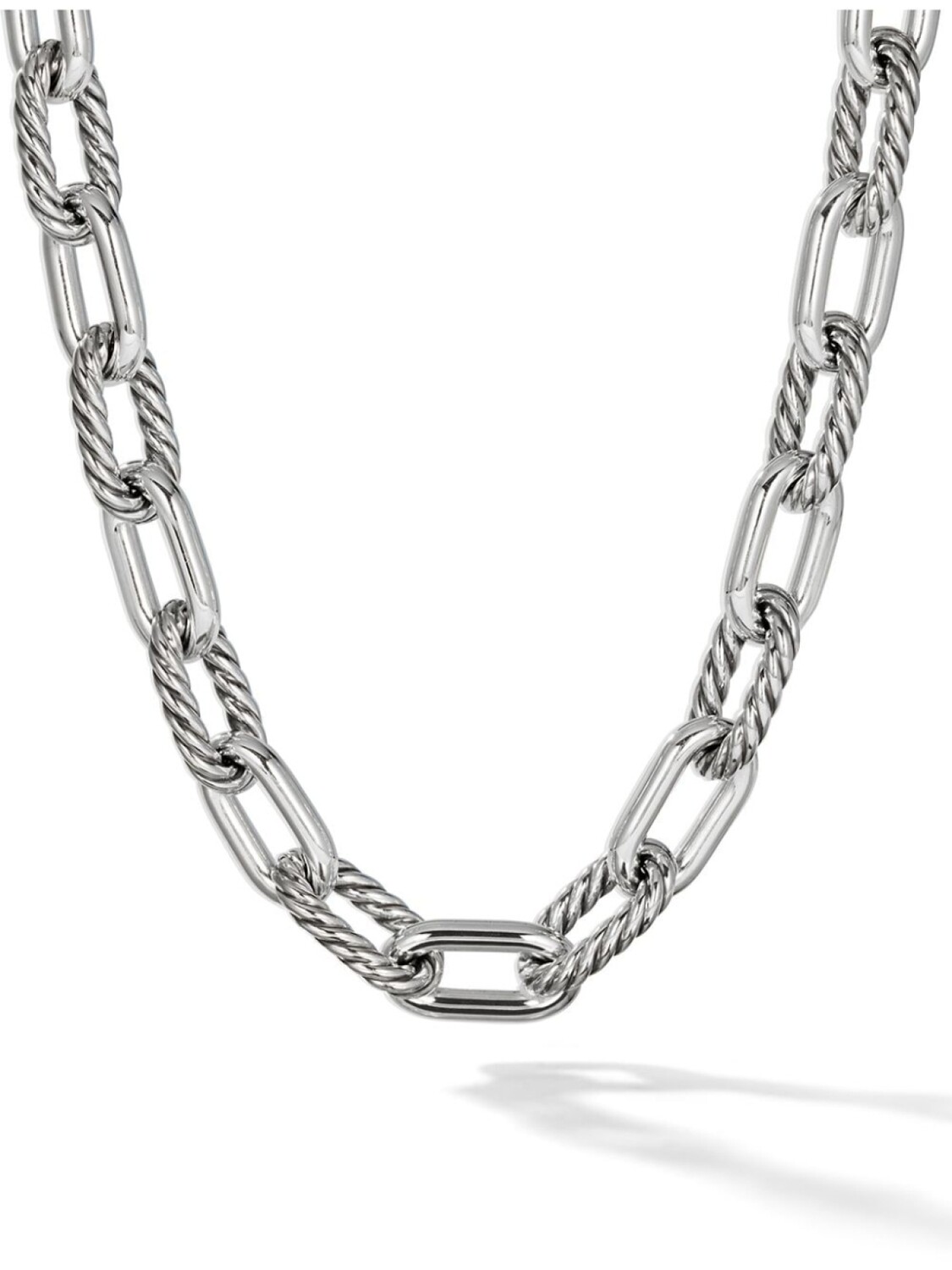 

Серебряное колье DY Madison David Yurman, серебряный